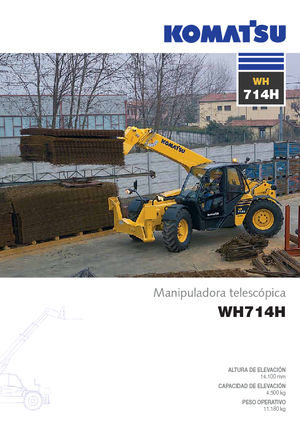 Телескопічні навантажувачі Komatsu WH714H