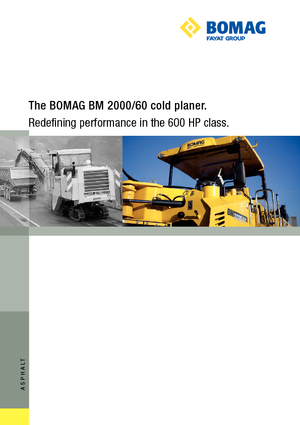 Дорожня фреза Bomag BM 2000/60