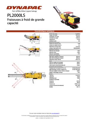 Дорожня фреза Dynapac PL 2000 LS