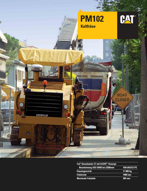 Дорожня фреза Caterpillar PM102