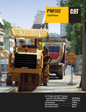 Дорожня фреза Caterpillar PM102
