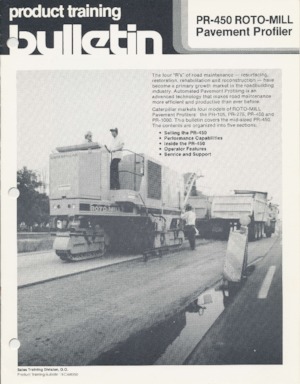 Дорожня фреза Caterpillar PR-450