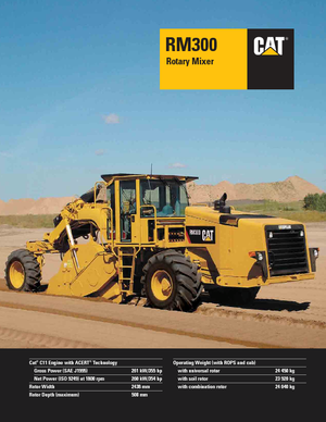 Дорожньо-холодний переробник Caterpillar RM300