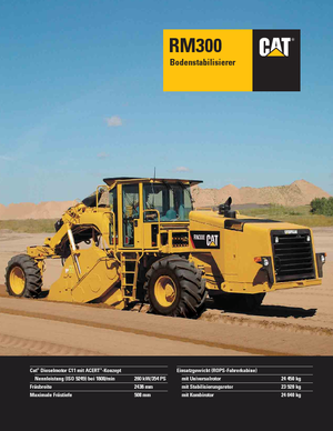 Дорожньо-холодний переробник Caterpillar RM300