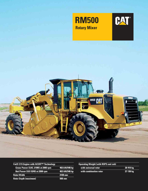 Дорожньо-холодний переробник Caterpillar RM500 