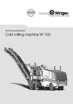 Дорожня фреза Wirtgen W 100