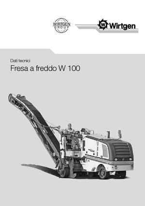 Дорожня фреза Wirtgen W 100