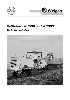 Дорожня фреза Wirtgen W 1500