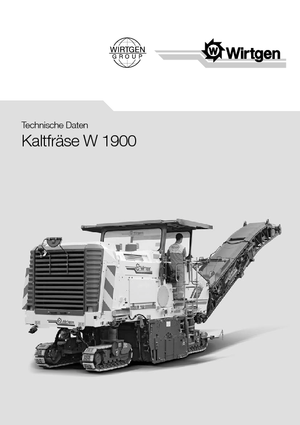 Дорожня фреза Wirtgen W 1900