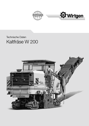 Дорожня фреза Wirtgen W 200