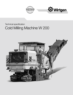 Дорожня фреза Wirtgen W 200