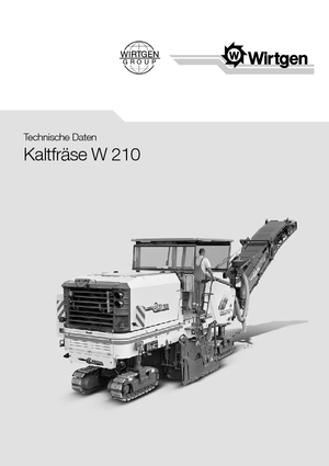 Дорожня фреза Wirtgen W 210