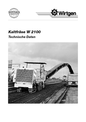 Дорожня фреза Wirtgen W 2100