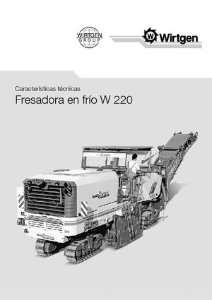 Дорожня фреза Wirtgen W 220