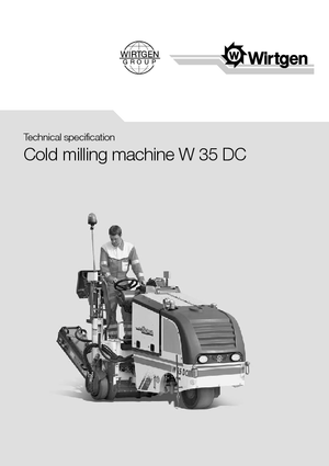 Дорожня фреза Wirtgen W 35 DC