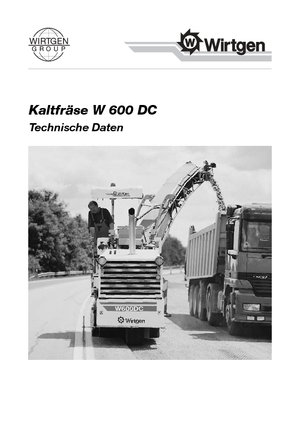 Дорожня фреза Wirtgen W 600 DC