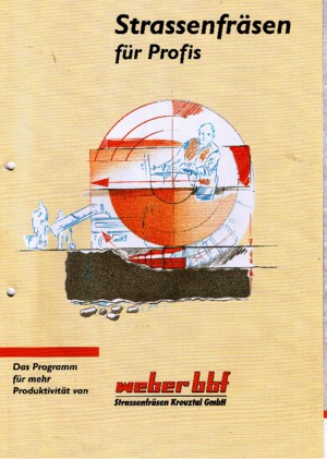 Дорожня фреза weber bbf SF 415