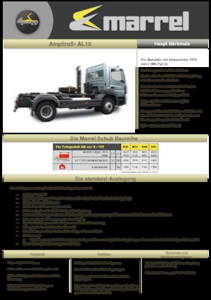 самоскиди зі знімною платформою Marrel AL 10 DIN 41 B