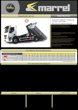 самоскиди зі знімною платформою Marrel AL 14 DIN 56 S-B