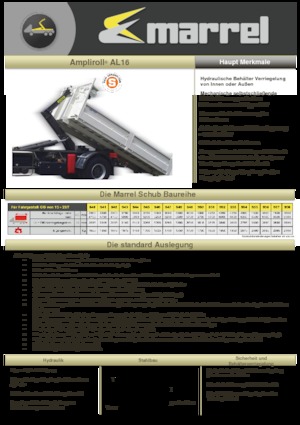 самоскиди зі знімною платформою Marrel AL 16 DIN 58 S-B