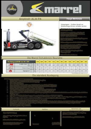 самоскиди зі знімною платформою Marrel AL 20 PA S 49