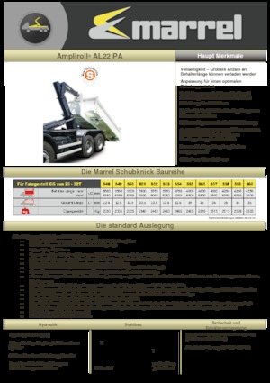 самоскиди зі знімною платформою Marrel AL 22 PA S 59