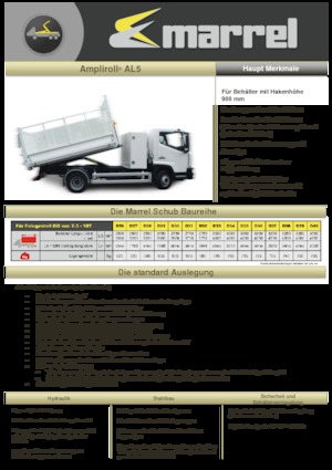 самоскиди зі знімною платформою Marrel AL 5 DIN 32 B