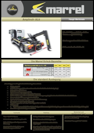 самоскиди зі знімною платформою Marrel AL 8 DIN 39 B