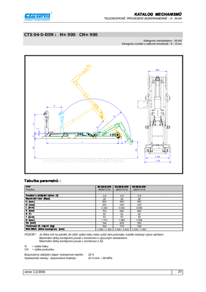 самоскиди зі знімною платформою CTS CTS 04-36 S