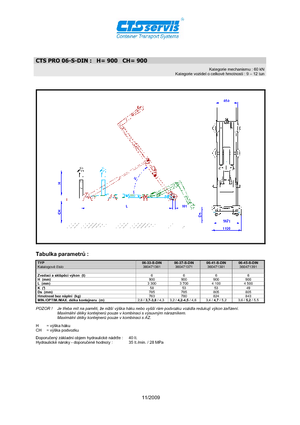 самоскиди зі знімною платформою CTS CTS Pro 06-37 S