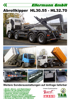 самоскиди зі знімною платформою Ellermann HL 32.70