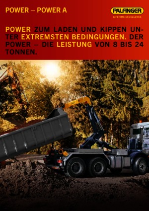 самоскиди зі знімною платформою Palfinger P 20 