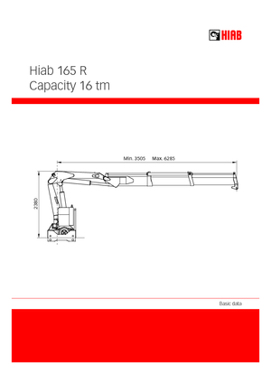 Вантажопідйомні крани Hiab 165 R-F3