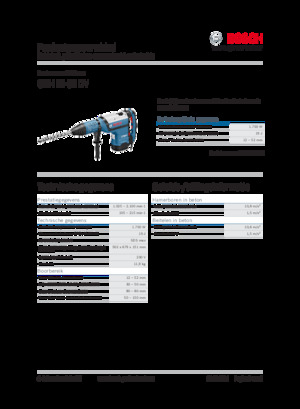 Перфоратори Bosch GBH 12-52 DV