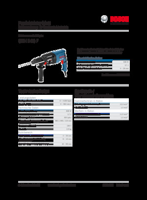 Перфоратори Bosch GBH 2-26 F