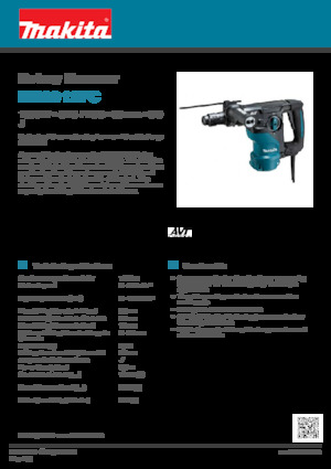 Перфоратори Makita HR3012FC