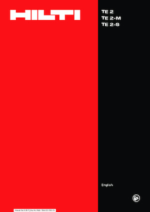 Перфоратори Hilti TE 2