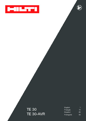 Перфоратори Hilti TE 30