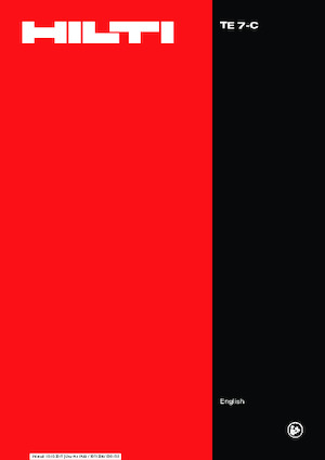 Перфоратори Hilti TE 7-C 