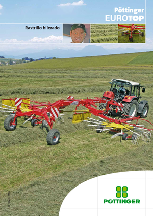 Причіпні валкоутворювачі (барабанні граблі) Pöttinger EuroTop 881 A