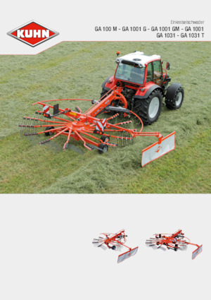 Причіпні валкоутворювачі (барабанні граблі) Kuhn GA 4201