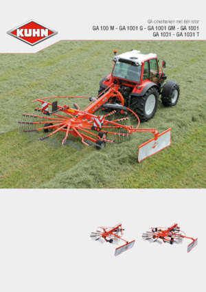 Причіпні валкоутворювачі (барабанні граблі) Kuhn GA 4201