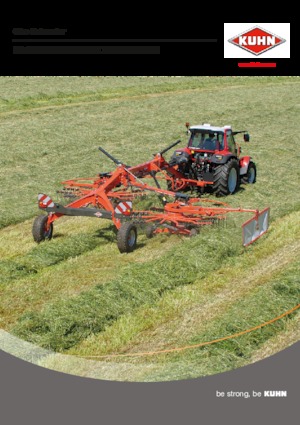 Причіпні валкоутворювачі (барабанні граблі) Kuhn GA 8131