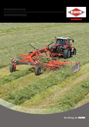 Причіпні валкоутворювачі (барабанні граблі) Kuhn GA 8131