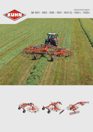 Причіпні валкоутворювачі (барабанні граблі) Kuhn GA 8830