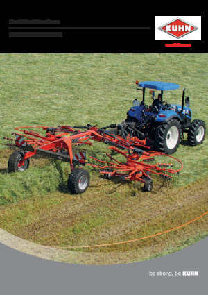 Причіпні валкоутворювачі (барабанні граблі) Kuhn GA 8830