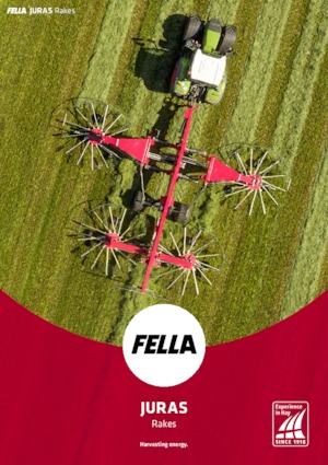 Причіпні валкоутворювачі (барабанні граблі) Fella Juras 1452