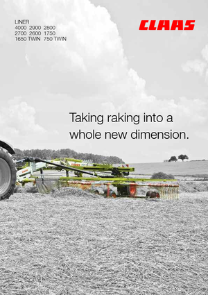 Причіпні валкоутворювачі (барабанні граблі) Claas Liner 2600