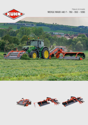 Причіпні валкоутворювачі (барабанні граблі) Kuhn Merge Maxx 762