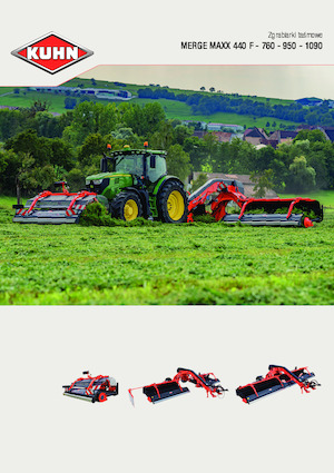 Причіпні валкоутворювачі (барабанні граблі) Kuhn Merge Maxx 762